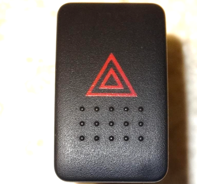 2001-2005 honda civic switch assembly hazard black oem 35510-s5a