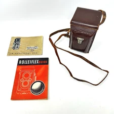 ROLLEICORD 2A MODEL 2 Camera RARE K3 7.5 cm f/3.5  w/ Case, Booklets  1976343