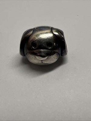 CUTE Authentic PANDORA Charm Sterling Silver ALE S925 DEVOTED DOG HEAD