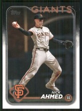 2024 Topps Update #US98 Nick Ahmed San Francisco Giants Baseball Card 34976