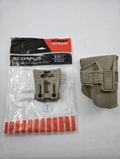 New Fab Defense Scorpus G9SR Holster Glock 17 19 22 23 26 27 OWB Paddle RH FDE