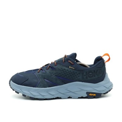 Hoka One Herren M Anacapa Low GTX Sneaker blau Synthetik Top Running EU 45 1/3