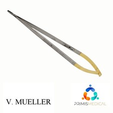 V. Mueller CH-8589 Vital Castroviejo Holder Spring Handle Straight 8-1/2"