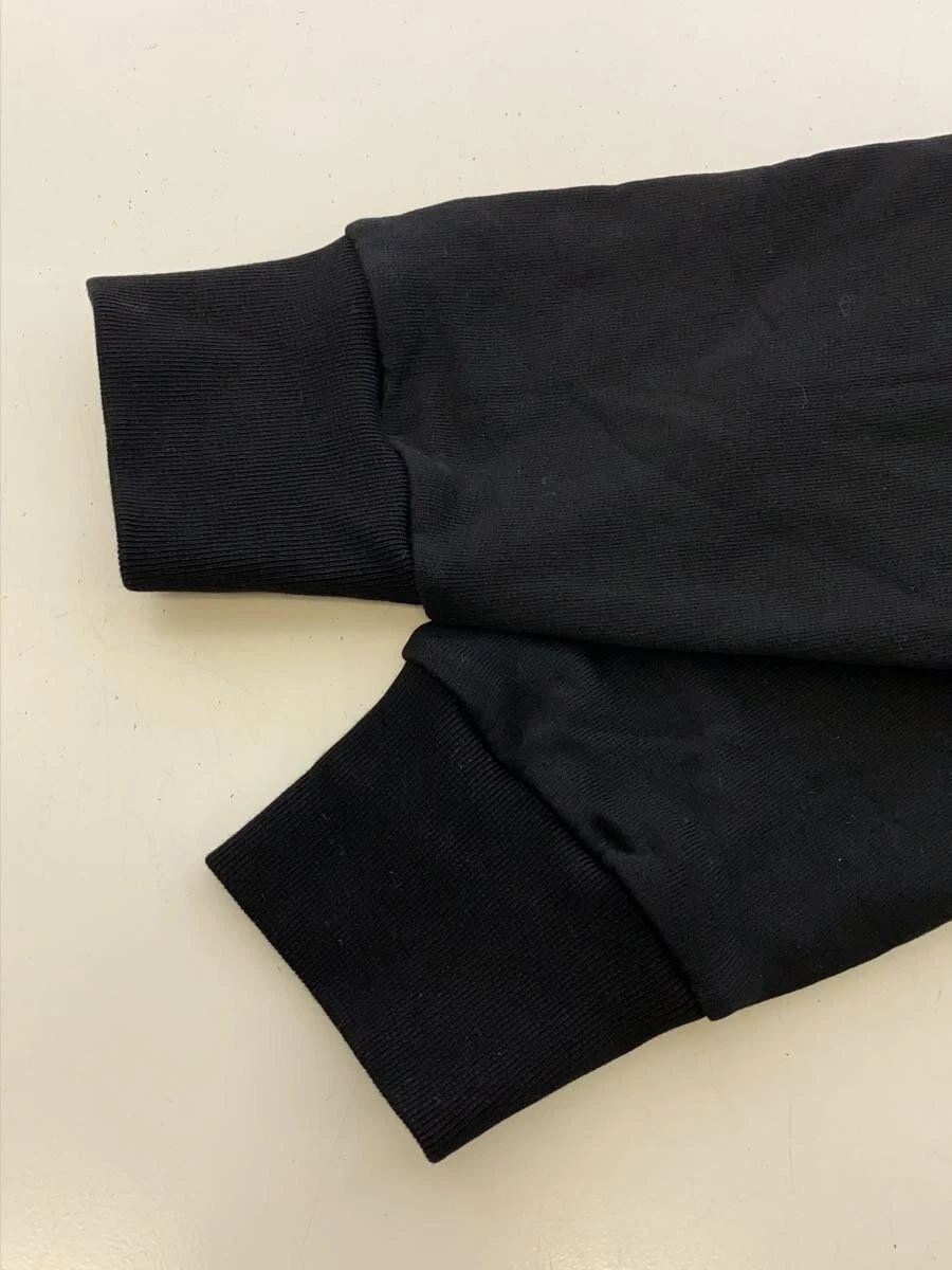 MONCLER felpa con cappuccio zip L cotone nero tinta unita h10918g00020 usata