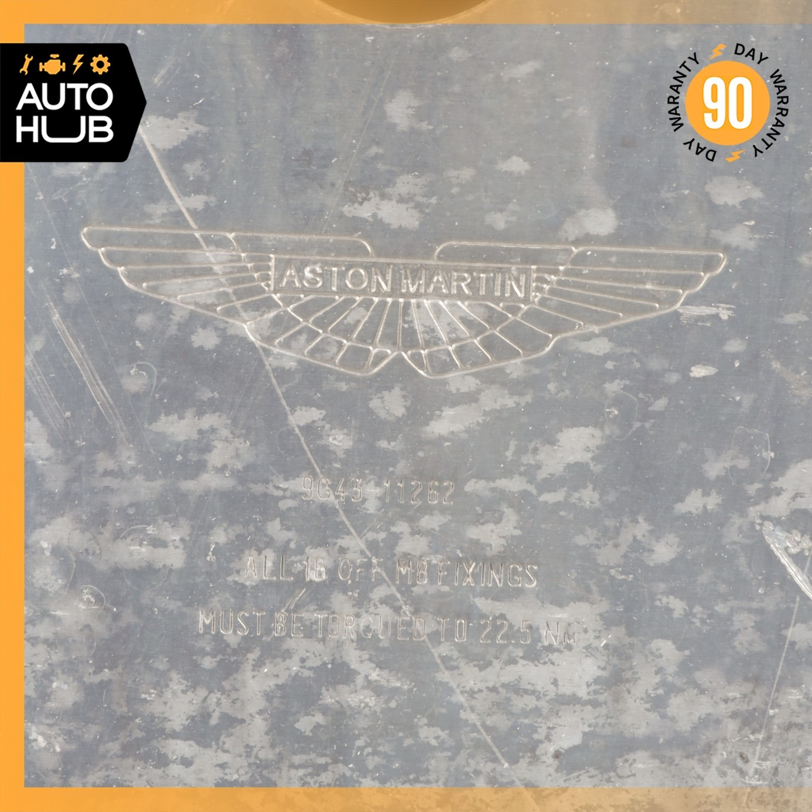 09-18 Aston Martin DB9 DBS Front Underbody Splash Shield Cover 9G4311262 OEM