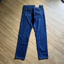 Vintage 90s Levi's 505 Orange Tab Jeans W36 L34 Dark Wash Straight Leg USA Era