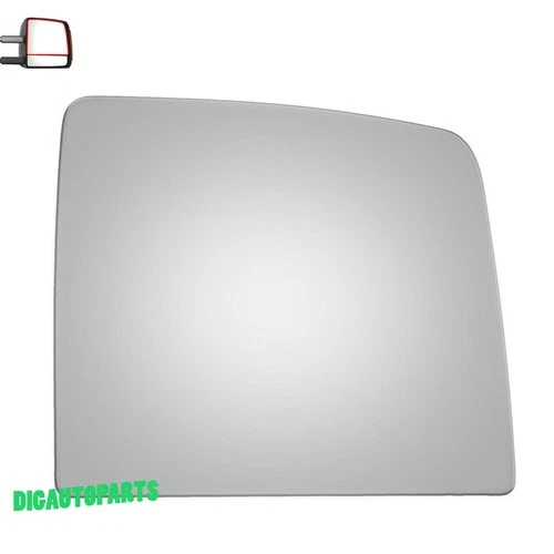 Upper Towing Mirror Glass for 2007-2021 Toyota Tundra Passenger Right Side RH