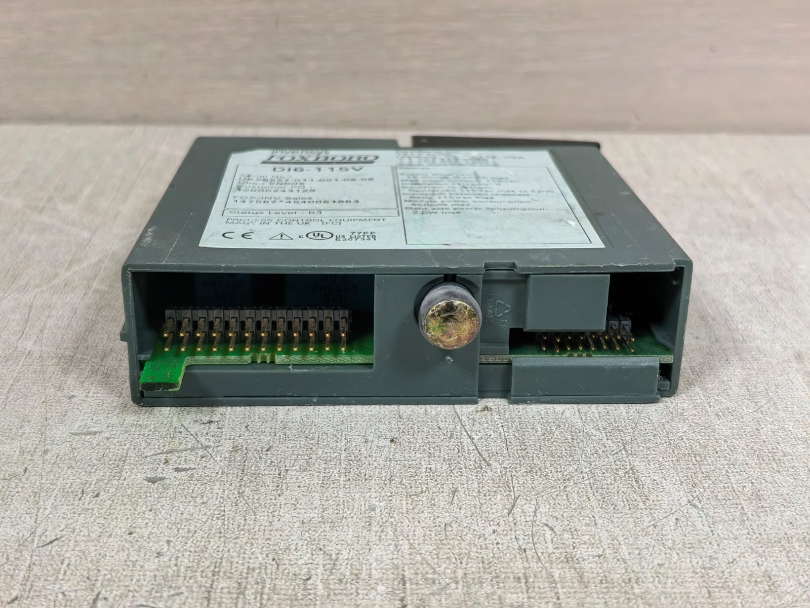 INVENSYS FOXBORO DI6-115V INVENSYS FOXBORO DI6-115V DIGITAL INPUT MODULE 7