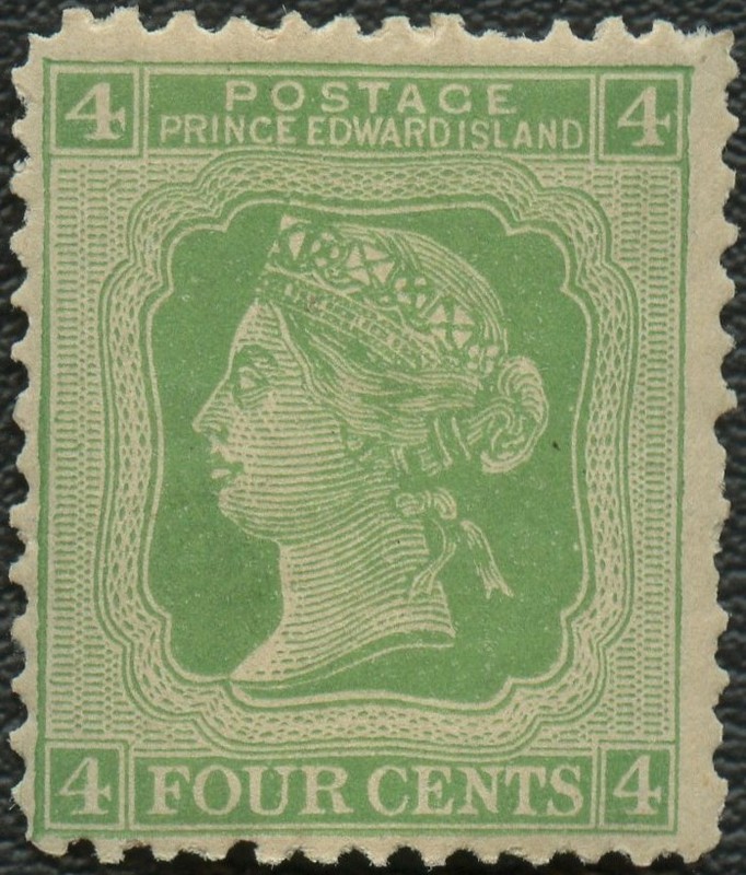 1870 Mint Canada Prince Edward Island 4¢ Queen Victoria Unitrade 14 Stamp