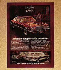Plymouth Volare Premier Sedan Station Wagon - Magazine Print Ads Poster 1976