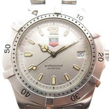 TAG HEUER 2000 Series Professional 200M Watch Quartz Analog with Calendar Stainl