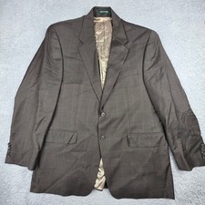 Lauren Ralph Lauren Sport Coat Mens 42R Brown Wool Cashmere Plaid Blazer Canada