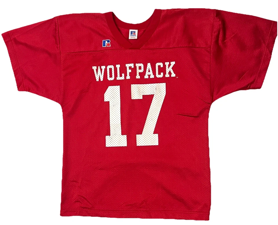 Wolfpack College Niños Jóvenes Grande Top Escuela Jugar Deportes Niño Niña Ropa Foto 2 de 4