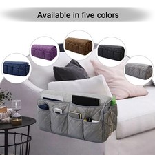 14 Pockets Sofa Arm Rest TV Remote Control Tidy Organizer Holder Chair Couch Bag