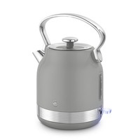 Swan Retro Traditional Kettle, Rapid Boil, Grey, SK14631GRY