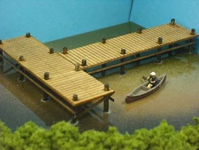 N Scale Laser Cut Boat Dock Pier Kit