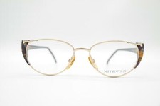 Vintage Metropolis 8618 Gold Multicolored Oval Glasses Frame NOS