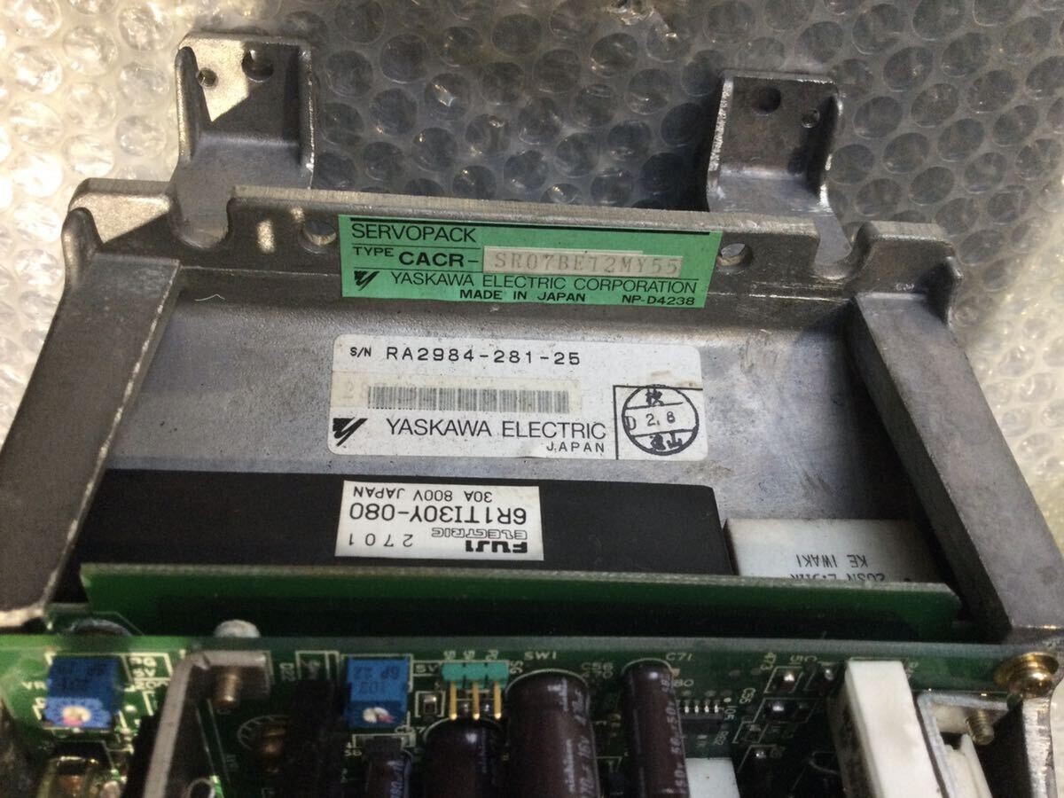 YASKAWA ELECTRIC SERVOPACK CACR-SR07BE12MY55 *SAMEDAY SHIP YASKAWA ELECTRIC SERVOPACK CACR-SR07BE12MY55 *SAMEDAY SHIP