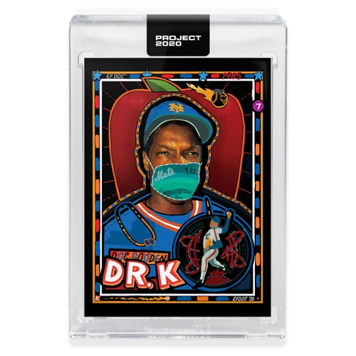 Topps PROJECT 2020 Card 137 - 1985 Dwight Gooden by Efdot Iconic Mask