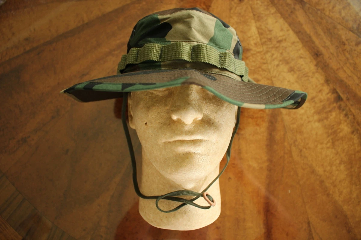 ARMY USMC NAVY USAF WOODLAND BDU POPLIN CAMO COMBAT FLOPPY HAT