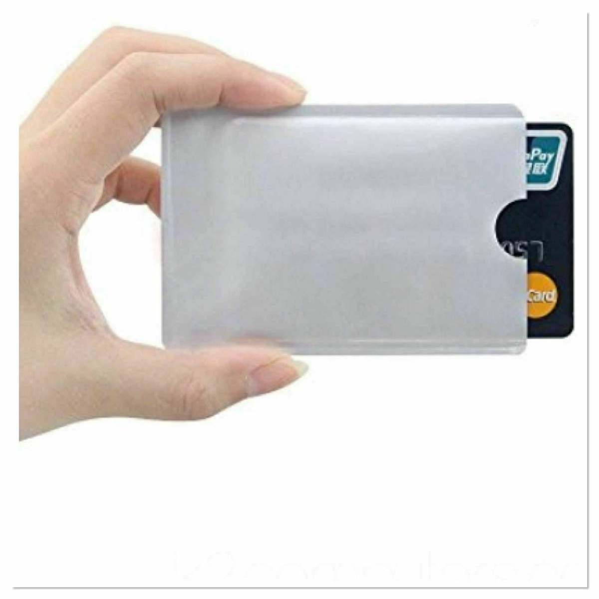 RFID Sleeve Debit/Credit Card Protector Contactless Blocking Wallet - Foto 6