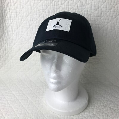 Nike Air Jordan Club Adjustable Hat Adult Unisex SZ L/XL Black