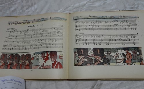 1921 Military Chants Songs Avanti! Fanfan La Tulipe French Delaw Illustrations - Bild 7 von 9