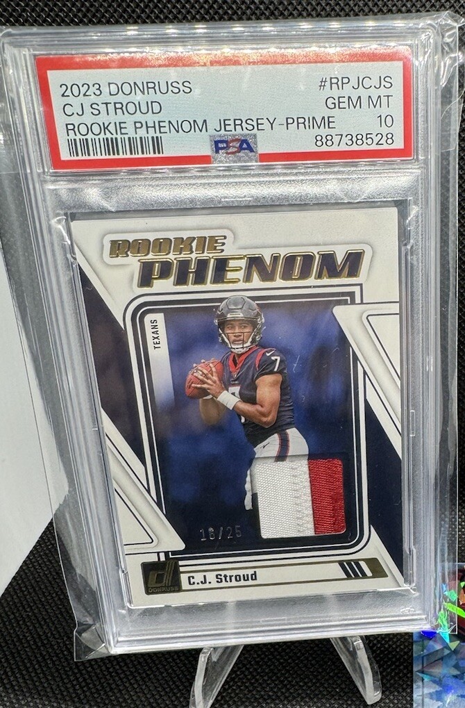 CJ Stroud Panini Donruss Rookie Phenom Jerseys #RPJCJS Prime