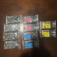 10 Replacement Ink Cartridges- Brother LC-12/40/71/31/73/75 or LC 400/1220/1240
