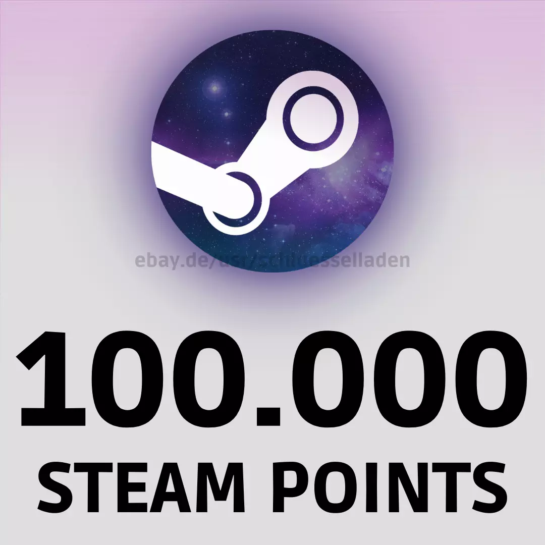 100000 STEAM POINTS 100k, Steam Points Store Currency, Profile Awards