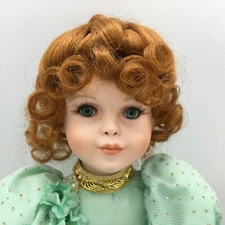 Porcelain Doll Shannon the Shamrock Fairy Paradise Galleries Red Hair Green Eyes