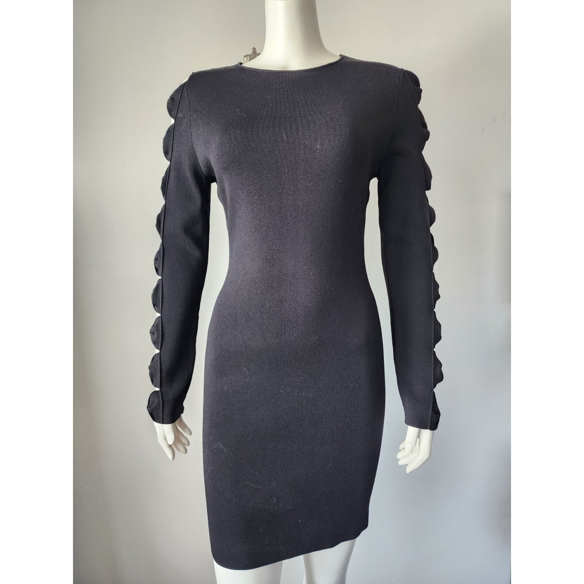 bodycon dress ted baker Jayney black cutout mini 3 4=12 US