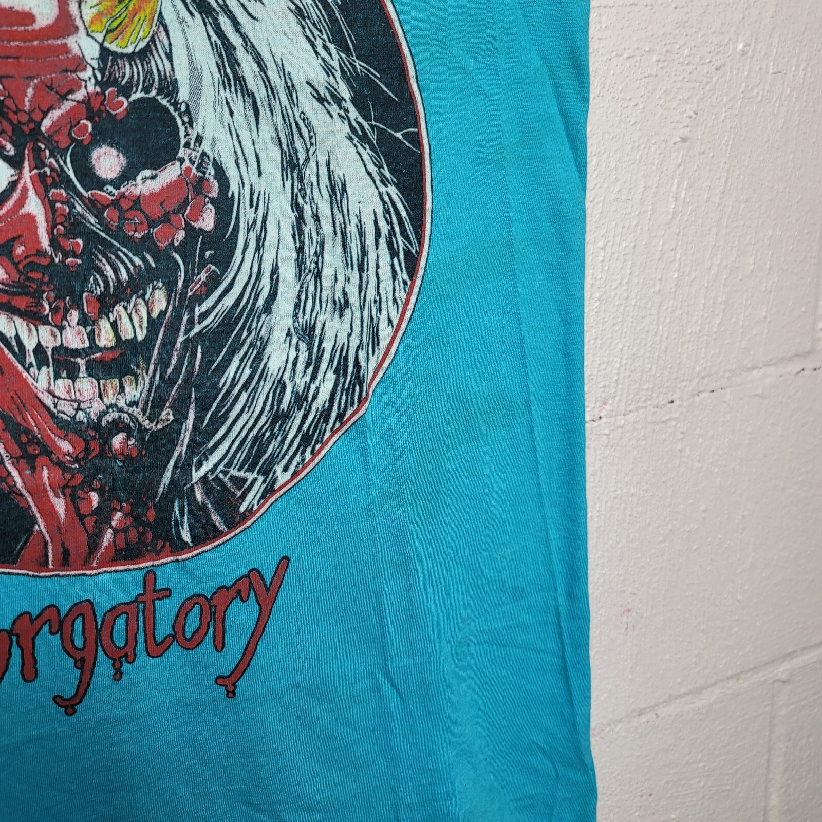 Vintage 1983 Iron Maiden Purgatory World Piece Tour C… Gem
