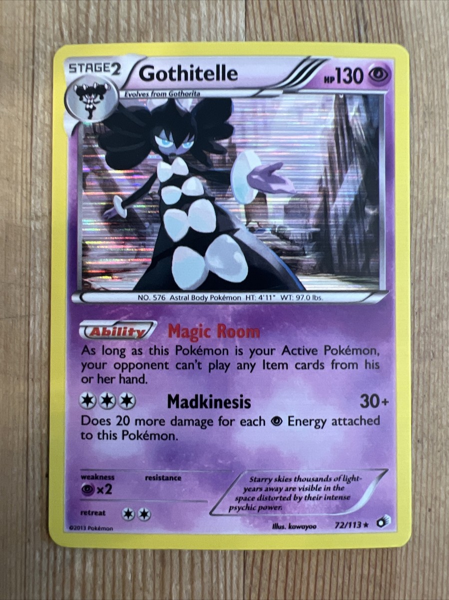 Pokémon TCG Gothitelle Legendary Treasures 72/113 Holo Holo Rare