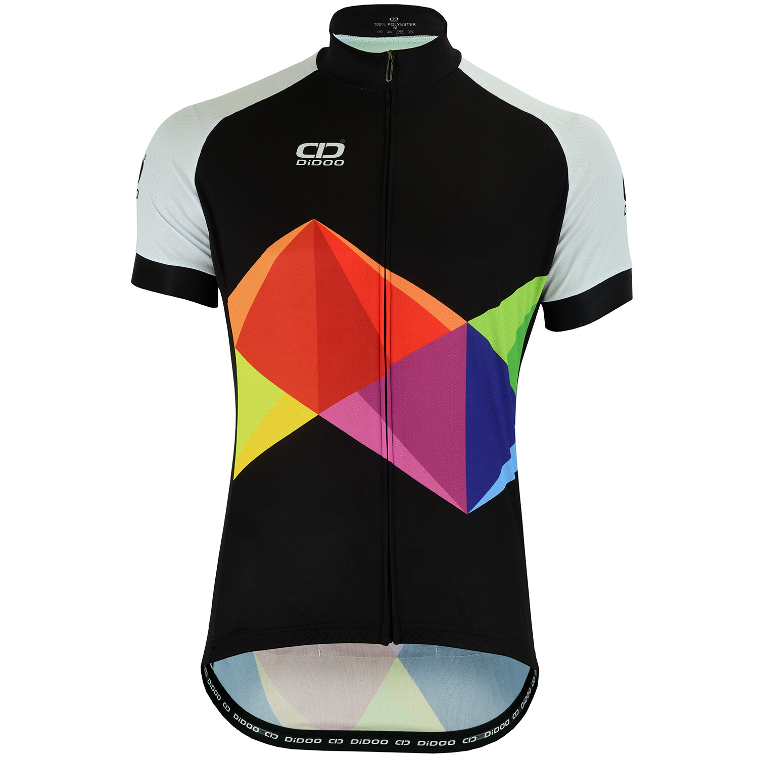 Didoo Mens Cycling Short Sleeve Jersey Summer Full Zipper MTB Bicycle