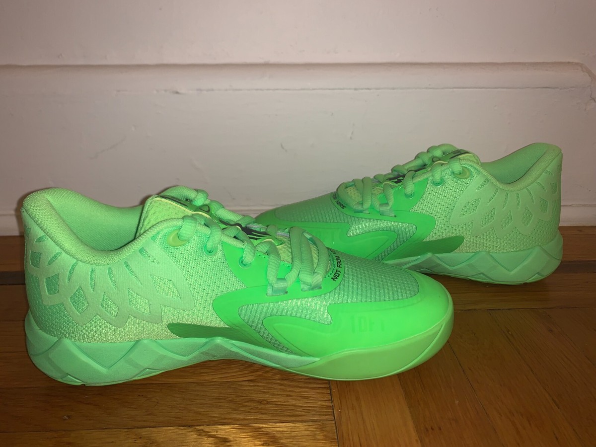 Puma MB.01 Low Lo Team Green Gecko Castlerock Lime Lamelo
