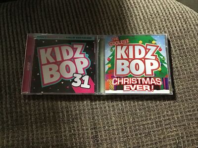 KIDZ BOP VOL. 31 & COOLEST CHRISTMAS EVER 2-CD LOT BRAND NEW RAZOR & TIE PRINT 