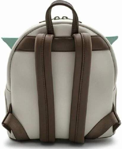 Star Wars The Mandalorian Baby Yoda Kunstleder Mini Rucksack Handtasche RuckSack - Bild 6 von 14