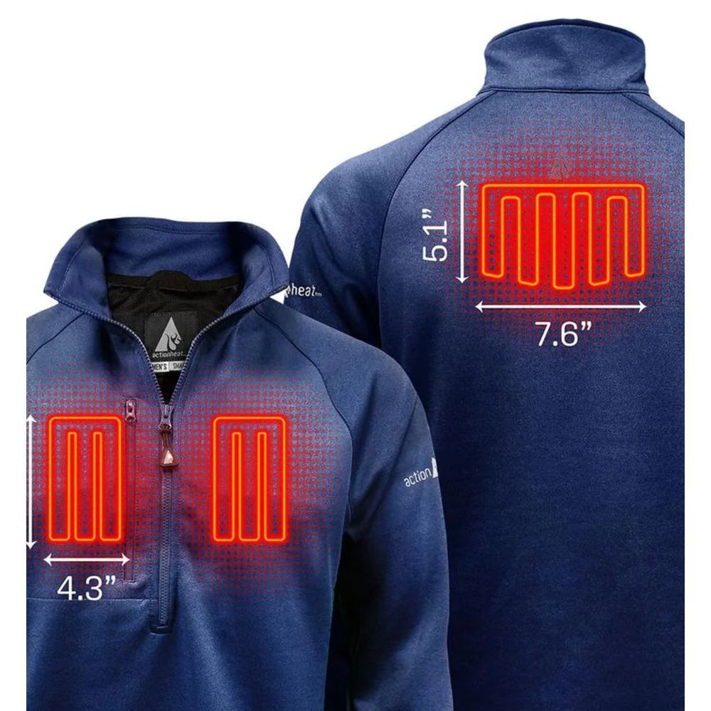 ActionHeat Pullover Jacket Half Zip Athletic Trai… - image 12