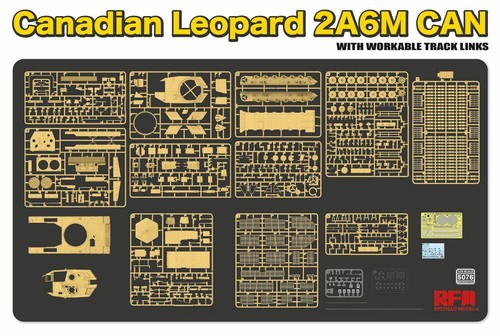 RYEFIELD MODEL RFM RM-5076 1/35 Canadian Leopard 2A6M CAN - 第 2/6 張圖片