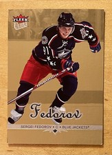 Sergei Fedorov 2005-06 Fleer Ultra #66 Columbus Blue Jackets HOF EX-NM
