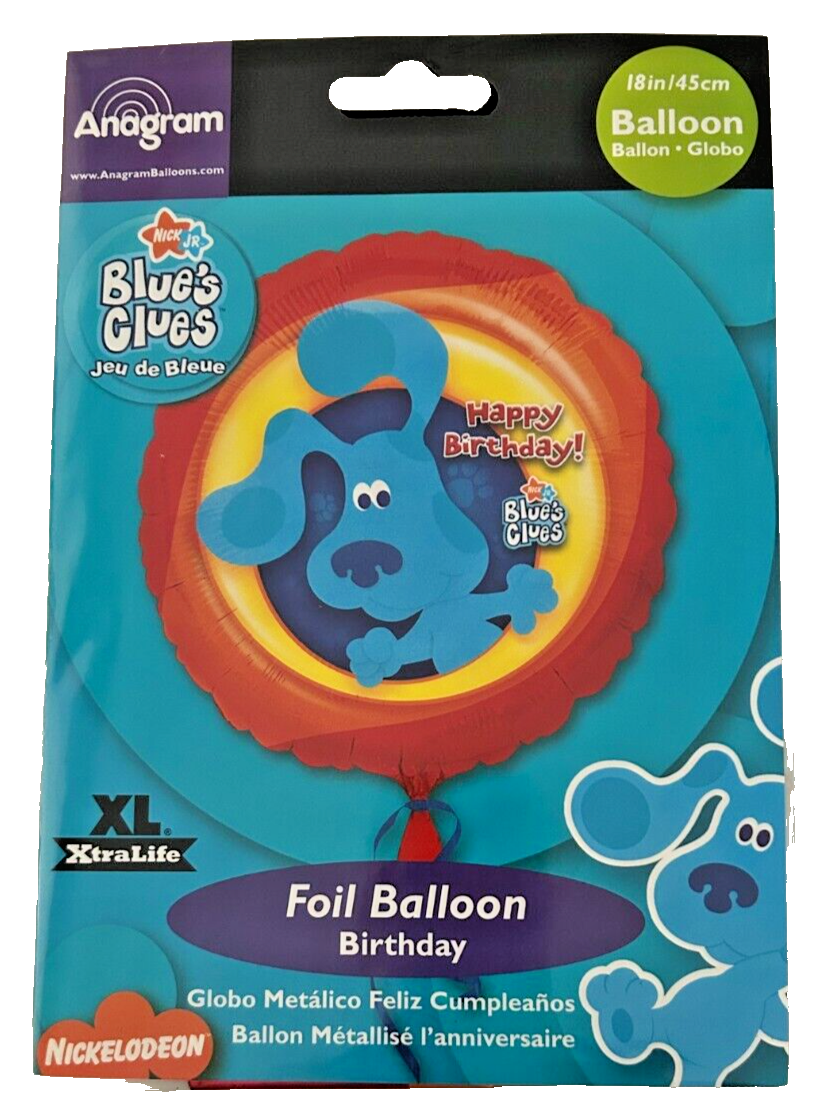 Anagram Folien-Luftballons – 18 Zoll Rund, Robin Egg Blue – 1 Stück, Selbstversiegelnd