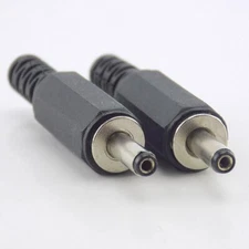 2/5/10pcs DC Male Power Adapter 1.35mm X 3.5mm Jack Socket Connector Plug Outlet