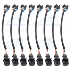 8PCS Fuel Injector Wire Harness Adapter for Jetronic EV1 to Mini Delphi Multec 2