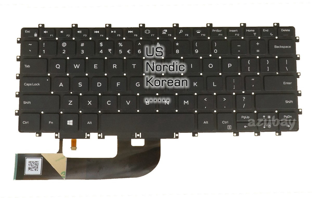 Keyboard for DELL Precision 5530 2 in 1, XPS 15 9575 2-in-1