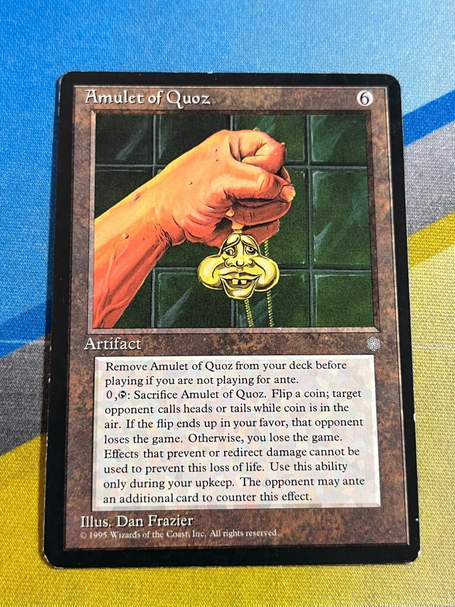 Magic the Gathering MTG Ice Age AMULET OF QUOZ | eBay