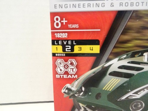 Erector By Meccano Roadster Level 2 Novice *STEAM Curriculum* W/Pull Back Motor - Picture 2 of 7