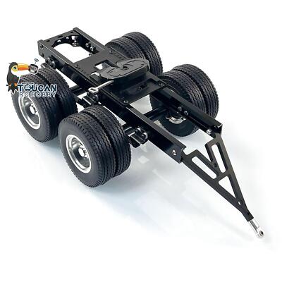 Quinta Ruota In Metallo LESU Per Rimorchio RC 1/14 - Mobile, Per TAMIYA, Nuova