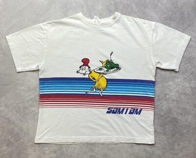 vintage 1996 Dr. Seuss Sam I Am Green Eggs & Ham T-Shirt Size Small