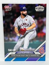 2024 Topps Now #322 Adam Kloffenstein St. Louis Cardinals BLUE Parallel 21/49
